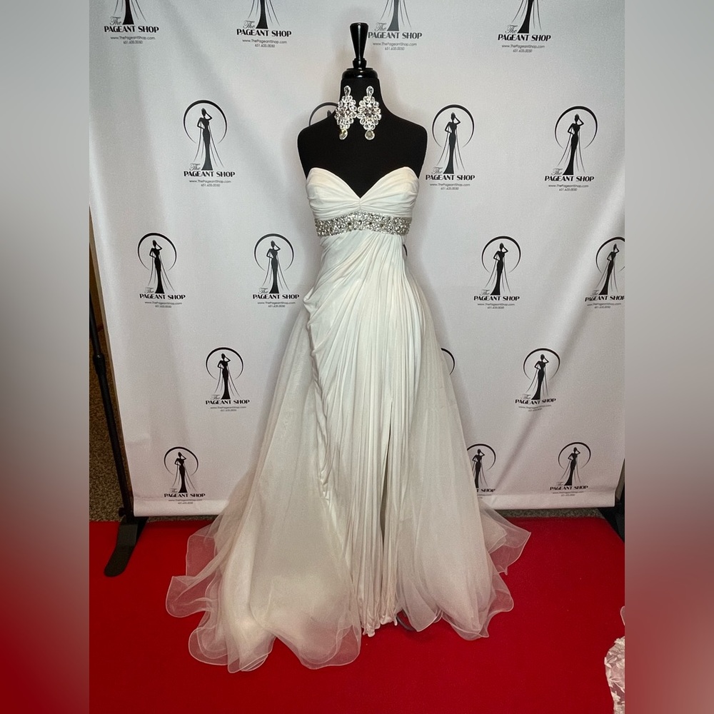 Stephen Yearick custom wedding or pageant gown.
